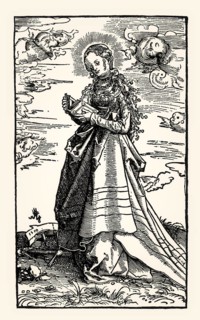 Saint Catherine of Alexandria, Lucas Cranach the Elder, 1519, digitally restored
