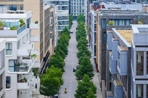 Hamburg, Germany - Hafencity, Modern residential building