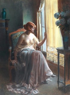 Lady in the Boudoir, Lady in the Boudoir is one of the best-known motifs by the French academic