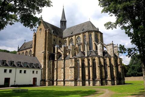 Altenberg Cathedral, Bergischer Dom, former monastery church of Altenberg Abbey, built by the