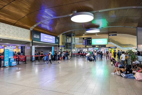 Airport terminal in Cartagena, Colombia
