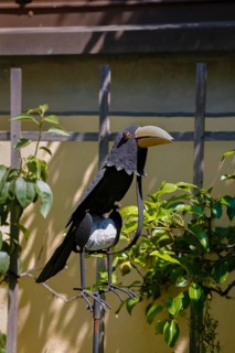 Garden Hotel and Restaurant Schloss Haigerloch, craftsmanship, small sculpture, bird, replica,