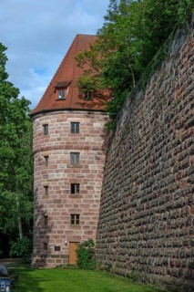 Reconstruction of a defensive defence tower, 16th century, reconstruction 2005, Vestnertormauer,