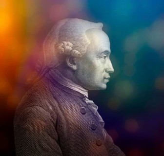 Immanuel Kant, 1724, 1804, German philosopher of the Enlightenment, digitally altered