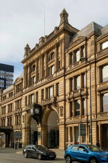 Exchange Station railway building, Tithebarn Street, city centre Liverpool, England, UK architect