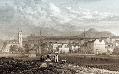 Part of the New Town, from the North West, Edinburgh, Scotland, 19th century, from Modern Athens by
