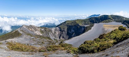 Crater of Irazú Volcano, Irazú Volcano National Park, Parque Nacional Volcan Irazu, Cartago