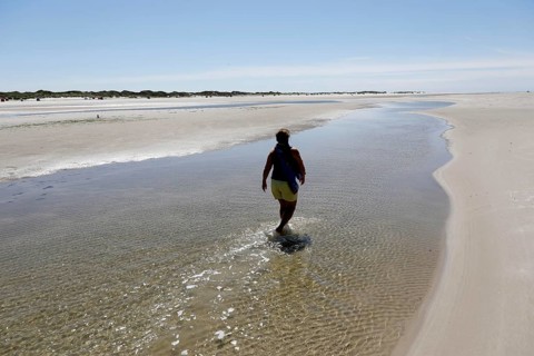 Beach coasts on the island of Amrum, Norddorf, 15.06.2020