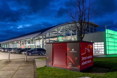 Audi Centre Essen, Gottfried Schultz Autohaus, Showroom, Essen North Rhine-Westphalia, Germany
