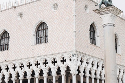 Stunning architecture of Venice, Italy, featuring exquisite design and intricate details. This
