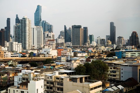 Skyscrapers, Skyline, Bangkok, Thailand