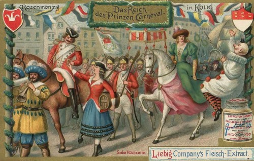 Picture series Im Reich des Prinzen Carneval, the realm of Prince Karnval in Cologne, Germany,