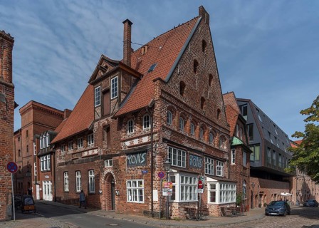 Pons, oldest pub in Lüneburg since 1485, Lüneburg, Lower Saxony, Germany