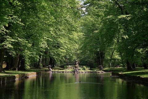In the Court Garden of Bayreuth, Upper Franconia, Bavaria, Germany