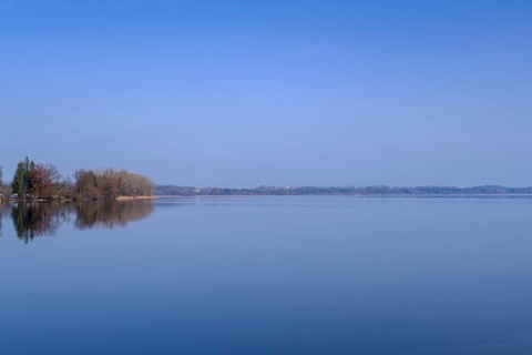 Waginger See, lido, Waging am See, Waginger See, Rupertiwinkel, Upper Bavaria, Bavaria, Germany