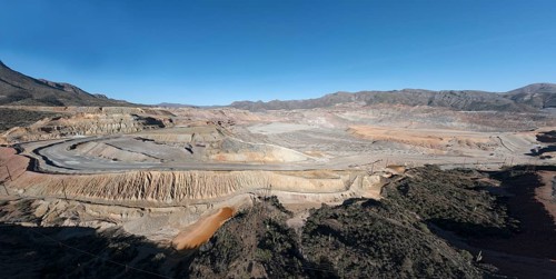 Kearny, Arizona - A part of Asarco's huge Ray Mine, one of the largest copper mines in the U.S.