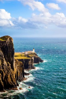 Lighthouse, Nest Point, Isle of Skye, Scotland, United Kingdom