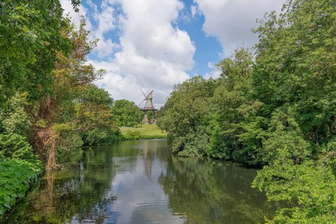 Wallanlagen Bremen, municipal park, green area, historic park, fortifications, city fortifications,