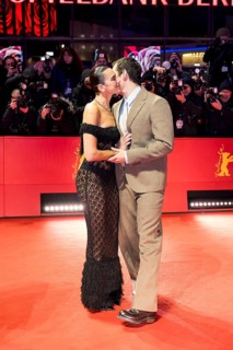 Dua Lipa and Callum Turner on the Red Carpet in front of the premiere of Rosebush Pruning at the