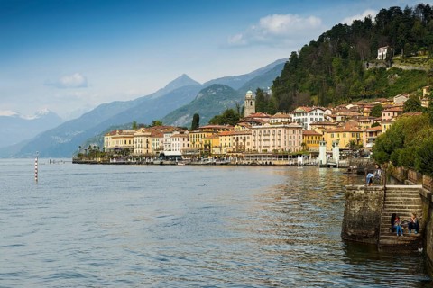 Picturesque village on the lake, Bellagio, Como province, Lombardy, Italy