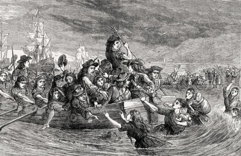 The Siege of Limerick, Williamite War in Ireland, From British Battles on Land and Sea, by James