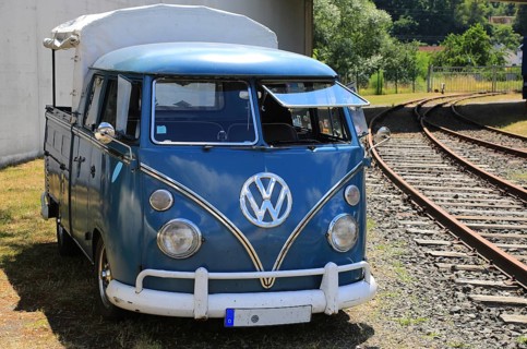 At the annual Kulmbacher classic car meeting, Bavaria, Germany, car, classic car, VW T1