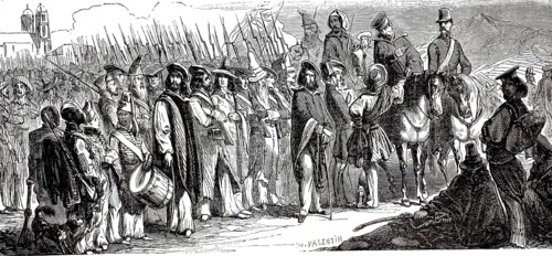 Troop groups, militias and guerrilla fighters from this South American region, troops in the Río de