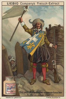 Picture series The Three Musketeers, portrayed is Athos, one of the protagonists from the novel,