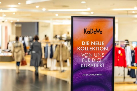 KaDeWe. Department store of the West. The most famous department store in Germany has a sales area