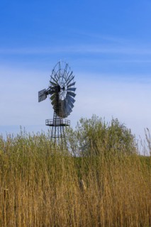 Wind turbine at Lobbe wind farm, Rügen, Mecklenburg-Western Pomerania, Germany