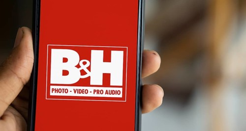Dhaka, Bangladesh- 03 Nov 2024: B&H photo logo is displayed on smartphone