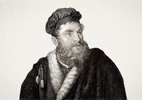 Marco Polo, c.?1254 –1324, an Italian merchant, explorer and writer, digital edited