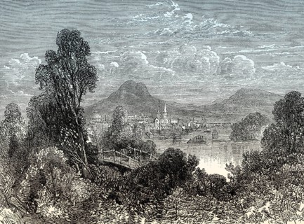 View of Long Island, U.S. state of New York, United States, 18th century