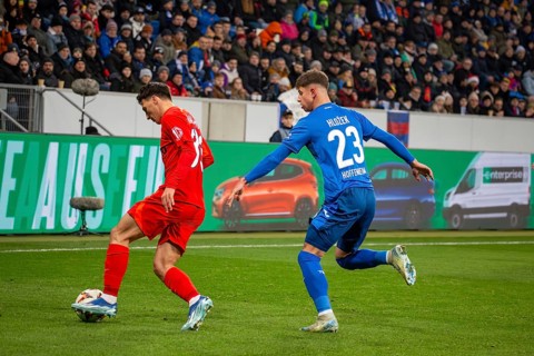 Football UEFA Europa League, 2024/25 season, matchday 6: TSG Hoffenheim v Steaua Bucharest. On the