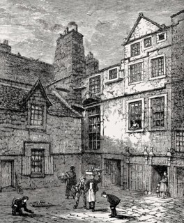 Bailie Macmorran's House, Lawnmarket, Edinburgh, Scotland, 17th century