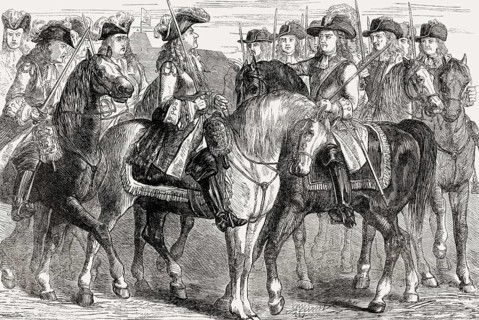 Surrender of Louis François de Boufflers, Duke of Boufflers, 1695, Siege of Namur Nine Years' War,