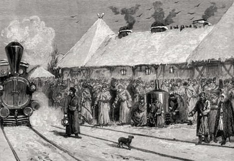 Russian invasion, railway station of Chi?inau, Republic of Moldova, Russo-Turkish War (1877–1878)