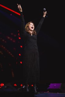 Vicky Leandros at the Schlagernacht des Jahres live on Das Original Tour in the Berlin Uber Arena