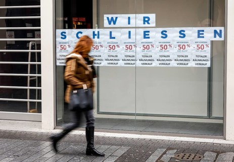 Cologne, North Rhine-Westphalia, Germany - Cologne city centre in times of the corona crisis during