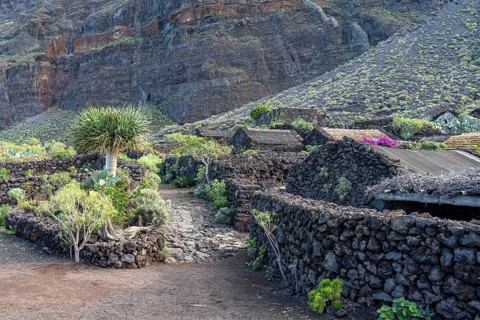 Open-air museum of Guinea, Las Puntas, El Hierro, Canary Islands, Spain