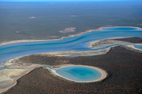 François Péron National Park, aerial view, near Denham, Shire of Shark Bay, State of Western