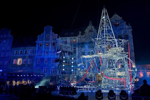 Wroclaw, Poland. 17th January, 2016. Opening weekend Wroclaw European Capital of Culture in 2016.