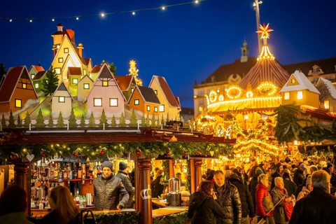 Dresden's Striezel Market has been held mostly on the Altmarkt since 1434 during Advent and
