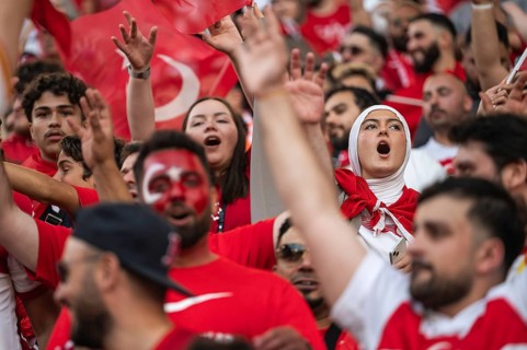 BERLIN, GERMANY - JULY 6, 2024: Euro 2024 quarterfinal match Nederlands vs Turkey (Turkiye) 2:1.