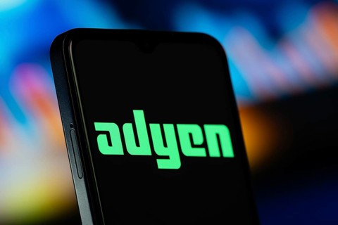 Dhaka, Bangladesh- 10 June 2026: Adyen logo is seen on a smartphone