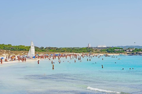 Ses Illetes beach, Formentera, Balearic Islands, Spain