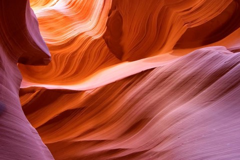 Rocky landscape, rock canyon, geography, travel, Antelope Canyon, canyon, near Page, Arizona, USA,