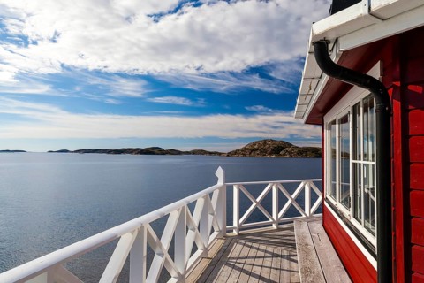 Boathouse, weekend house, fishing lodge, on Viksfjorden, Norway