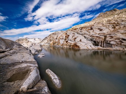 Small Glacier Lake, Hohentauern National Park, Venice Group, Hohe Tauern National Park, Province of