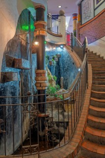 Hundertwasser railway station in Uelzen Germany